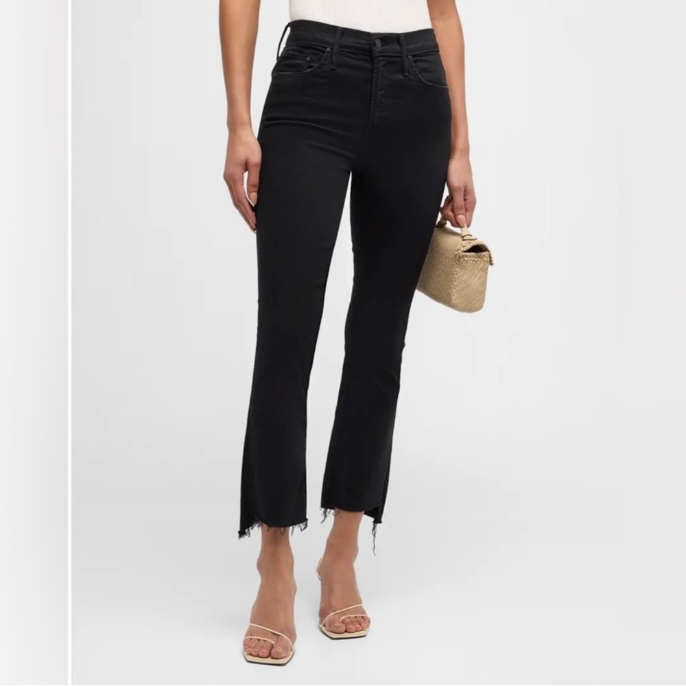 Mother Denim Insider Crop Step Fray
